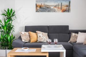 Posedenie v ubytovaní Sea view apartment Ema