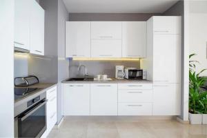 Kuchyňa alebo kuchynka v ubytovaní Sea view apartment Ema