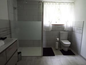 Vonios kambarys apgyvendinimo įstaigoje Gîte La Peyre
