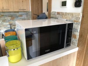 A kitchen or kitchenette at La casetta di Kamma & Niels a Montenotte