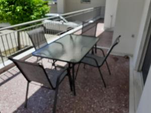 Balkón alebo terasa v ubytovaní Asteris appartment