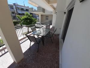 Balkón alebo terasa v ubytovaní Asteris appartment