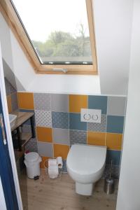 Salle de bains dans l'établissement Maison Belle-Ile en Mer