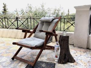 Balkón nebo terasa v ubytování Villa Pyrgos
