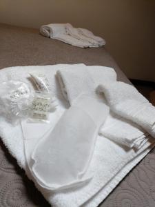 Katil atau katil-katil dalam bilik di Resort la dimora Maiale brado di Norcia