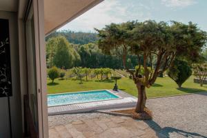 A piscina localizada em Quinta de Requeixo ou nos arredores