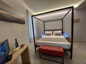 Tempat tidur dalam kamar di Casa Vacanze Piccolpasso 20