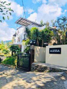 Zahrada ubytování Villa Alessa Puncak