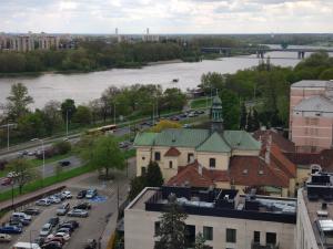 Pemandangan dari udara bagi WarsawSkyLine Apartments - PGE Narodowy, Torwar, Bulwary Wiślane