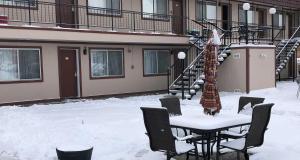 Bristlecone Motel v zimě