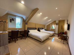Postel nebo postele na pokoji v ubytování Sao Ba Ding Homestay