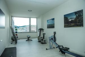 Fitness centrum a/nebo fitness zařízení v ubytování Hotel AM Fang