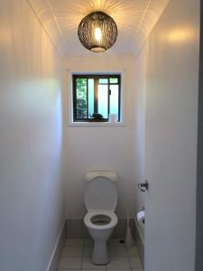 A bathroom at Fun Times