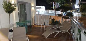 Balkón nebo terasa v ubytování Sandra Rooms