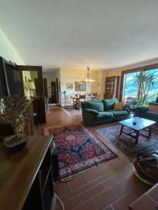 Posezení v ubytování B&B Gli Ulivi