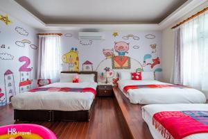Postel nebo postele na pokoji v ubytování Shan Tyi Homestay