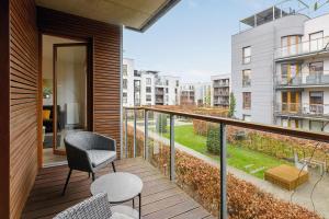 Balkón alebo terasa v ubytovaní Dom & House - Apartamenty Nadmorski Dwór