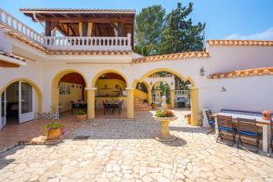 Balkón nebo terasa v ubytování Finca Bilou