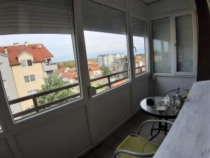 Balkón nebo terasa v ubytování Apartment Adela