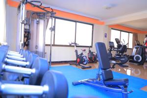 Fitnesscenter och/eller fitnessfaciliteter på Tolip Olympia Hotel