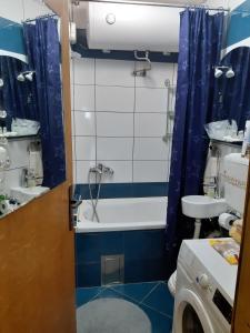 Koupelna v ubytování Apartment Adela