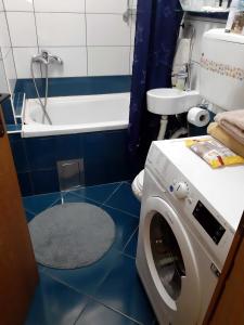 Koupelna v ubytování Apartment Adela