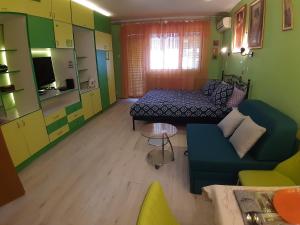 Kuchyň nebo kuchyňský kout v ubytování Apartment Adela