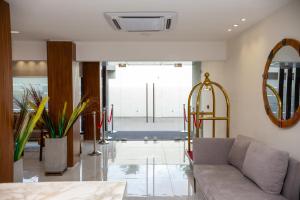 Silver Moon Hotel休息區