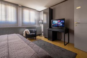 TV a/nebo společenská místnost v ubytování Centrale Venice Apartments