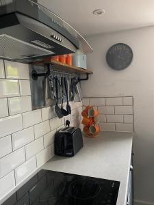 Kuchyň nebo kuchyňský kout v ubytování Foxgloves self catering