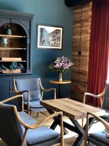 Istumisnurk majutusasutuses Hotel Stancia Kazbegi - City Center