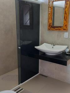 A bathroom at CASA DANIEL
