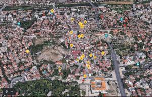 A general view of Plovdiv or a view of the city taken from Az apartmant