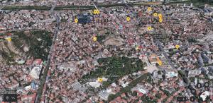 A general view of Plovdiv or a view of the city taken from Az apartmant