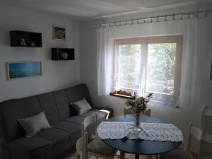 Posezení v ubytování Apartment in Icici with sea view, terrace, Wi-Fi (4870-1)
