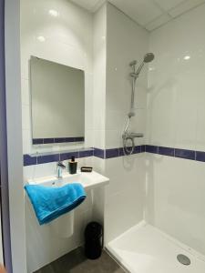 Ένα μπάνιο στο Hostel Flamingo Nîmes Gare Centre