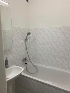 Koupelna v ubytování Apartmán Frymburk 30