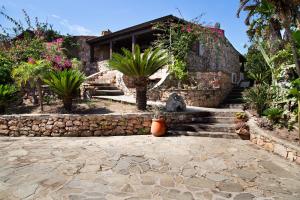 A garden outside Villa Vanessa