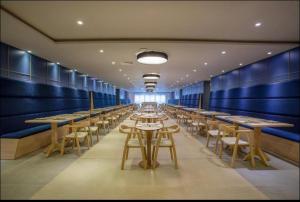 En restaurant eller et andet spisested på Apartamento em Resort & Spa Gramado