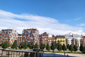 A general view of Oviedo or a view of the city taken from Az apartmant