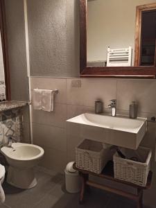 Koupelna v ubytování Hotel Della Nouva