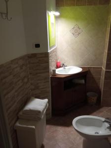 Koupelna v ubytování B&b da Maria