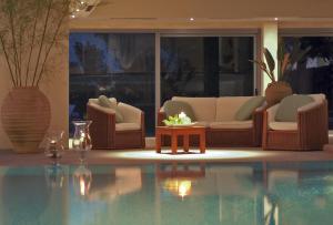 A seating area at Terme Europa