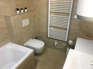 Kúpeľňa v ubytovaní Horské apartmány Na Pastvinách