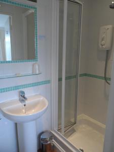 Koupelna v ubytování Tremarne Hotel