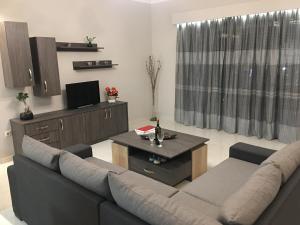 Posezení v ubytování Liri's Apartments