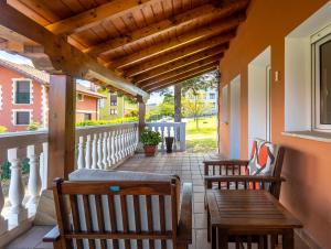 Balkón alebo terasa v ubytovaní Posada Valle de Güemes