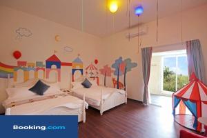 Katil atau katil-katil dalam bilik di Moly Homestay