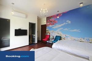 Katil atau katil-katil dalam bilik di Moly Homestay