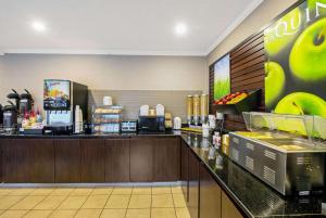 a fast food counter in a hotel room at La Quinta by Wyndham Harrisburg Airport Hershey in Harrisburg